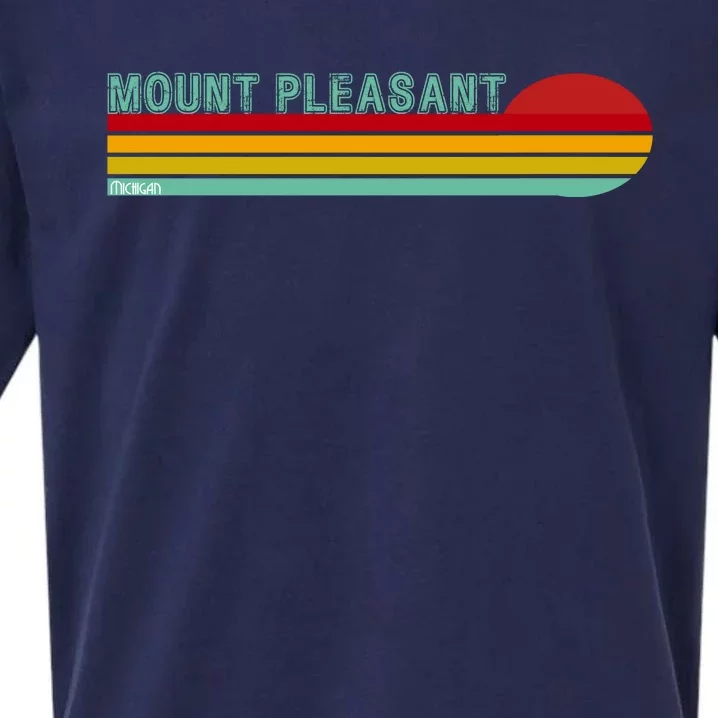 Mount Pleasant Michigan Sueded Cloud Jersey T-Shirt