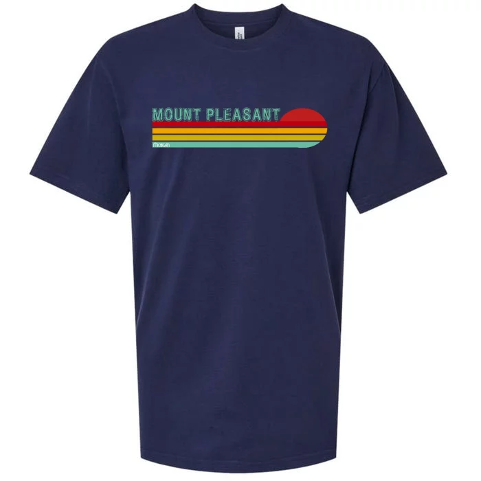 Mount Pleasant Michigan Sueded Cloud Jersey T-Shirt