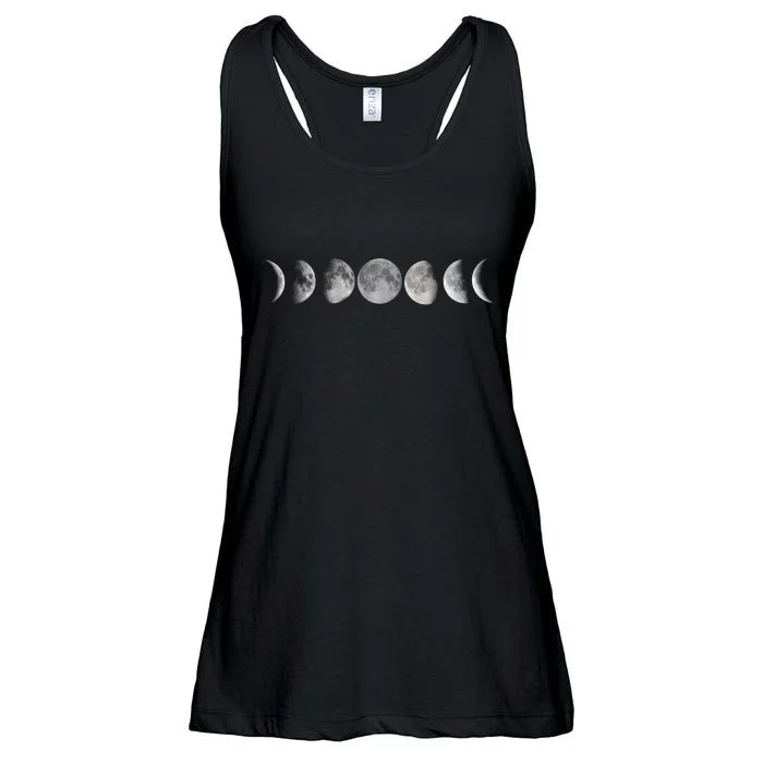 Moon Phases Ladies Essential Flowy Tank