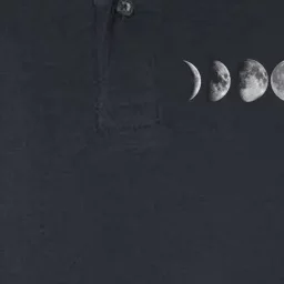 Moon Phases Softstyle Adult Sport Polo