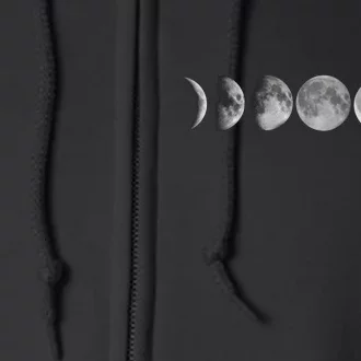 Moon Phases Full Zip Hoodie