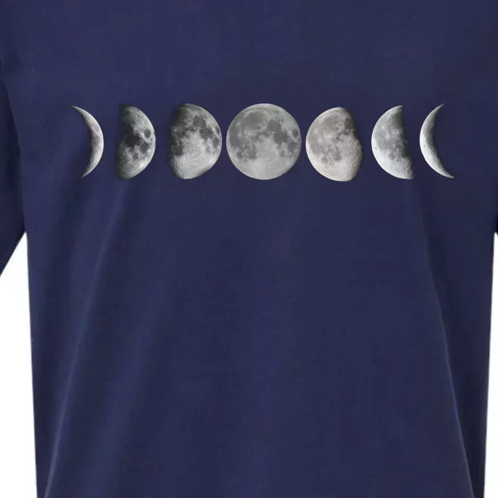 Moon Phases Sueded Cloud Jersey T-Shirt