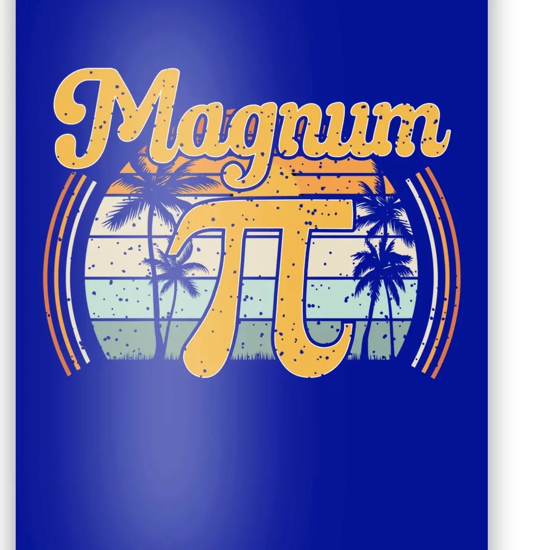 Magnum Pi Math Pi Day Retro Gift Poster