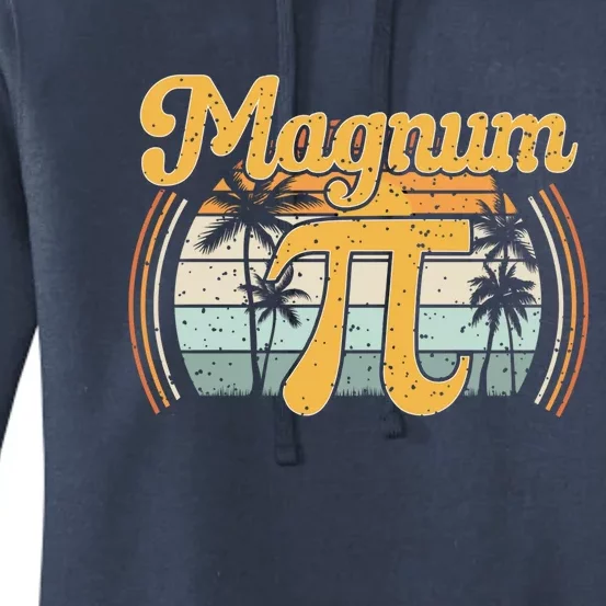 Magnum Pi Math Pi Day Retro Gift Women's Pullover Hoodie