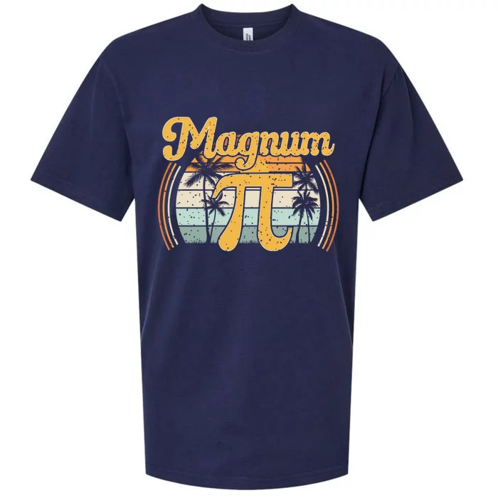 Magnum Pi Math Pi Day Retro Gift Sueded Cloud Jersey T-Shirt