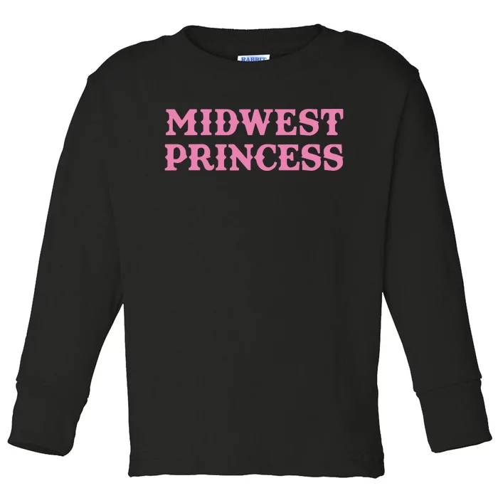 Midwest Princess Toddler Long Sleeve Shirt