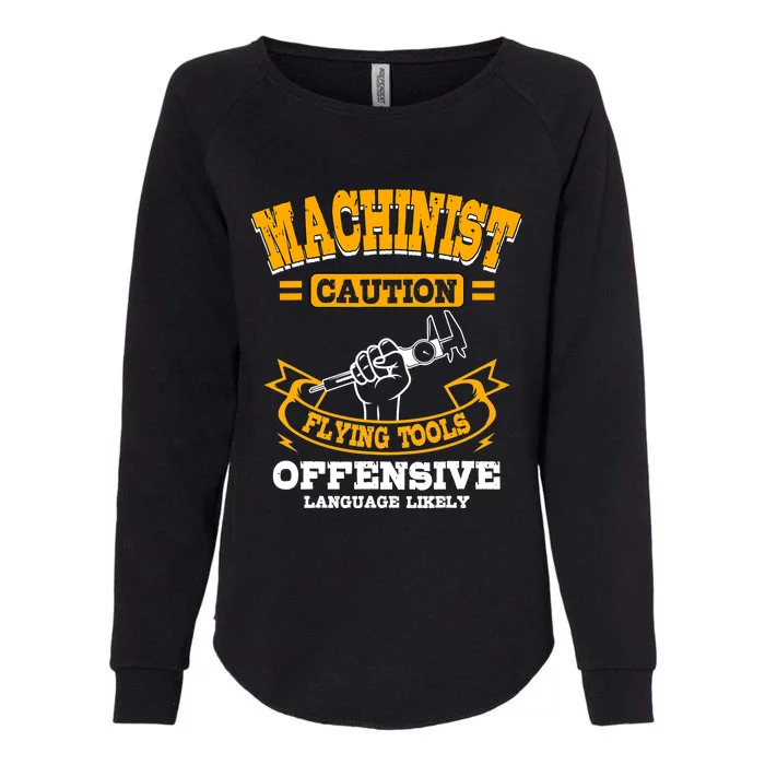 Machinist Profession Machinery Machine Tools CNC Operator Womens California Wash Sweatshirt