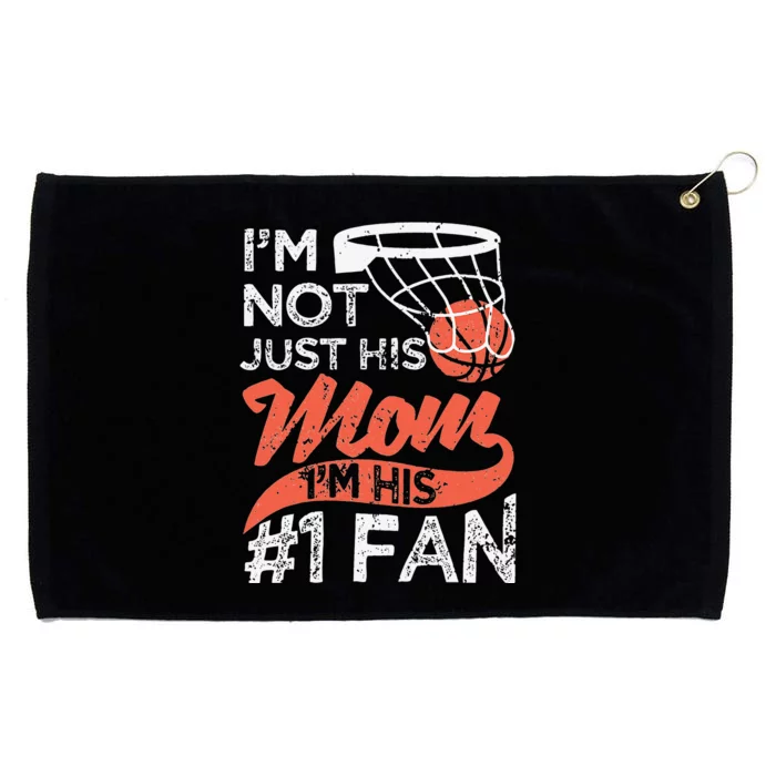 Mother Player Mother's Day Basketball Mom Number One Fan Grommeted Golf Towel