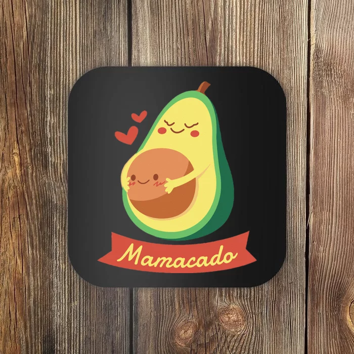 Mamacado Pregnant Mom Avocado Pregnancy Women Gifts Coaster