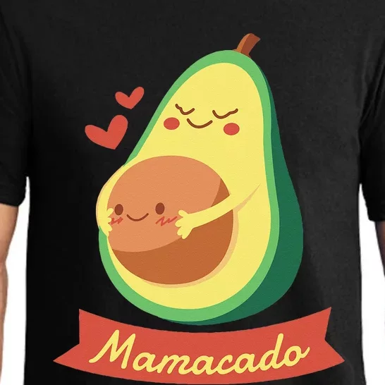 Mamacado Pregnant Mom Avocado Pregnancy Women Gifts Pajama Set