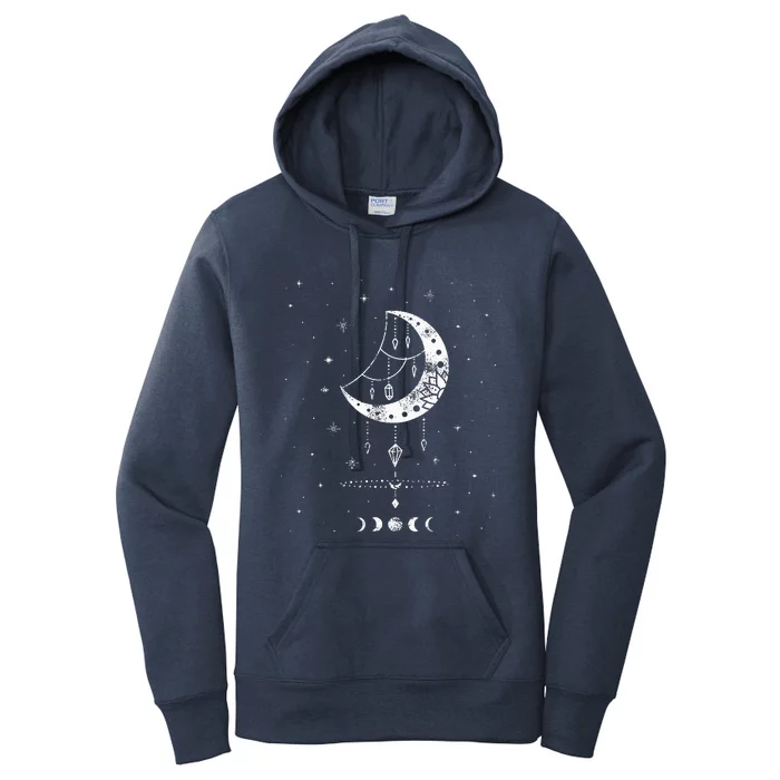 Moon Phases Magic Harmony Alchemy Astrology Gift Women's Pullover Hoodie