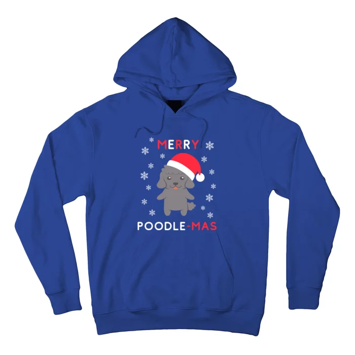 Merry Poodle Mas Gift Funny Christmas Poodle Xmas Dog Great Gift Hoodie