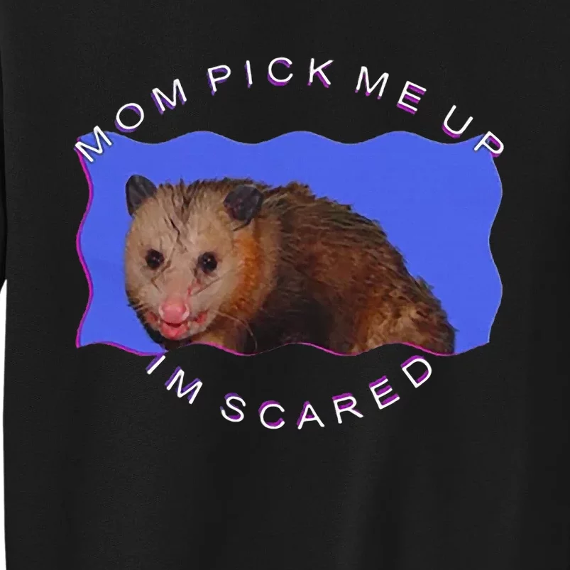 Mom Pick Me Up IM Scared Tall Sweatshirt