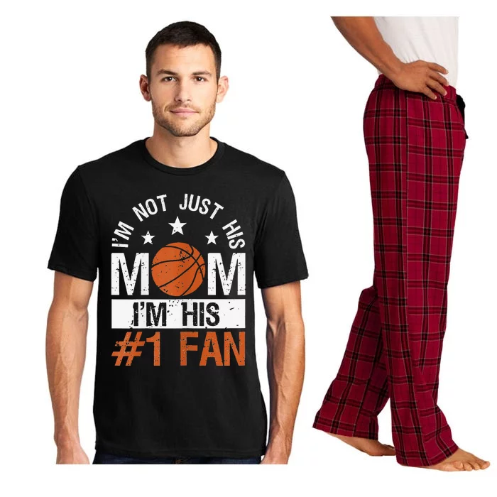 Mother Player Mother's Day Basketball Mom Number One Fan Pajama Set