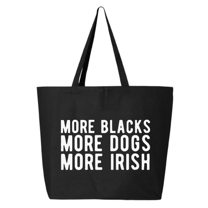 Michael Page More Blacks More Dogs More Irish 25L Jumbo Tote