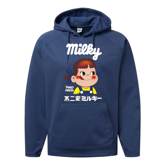 Milky Pekochan Performance Fleece Hoodie