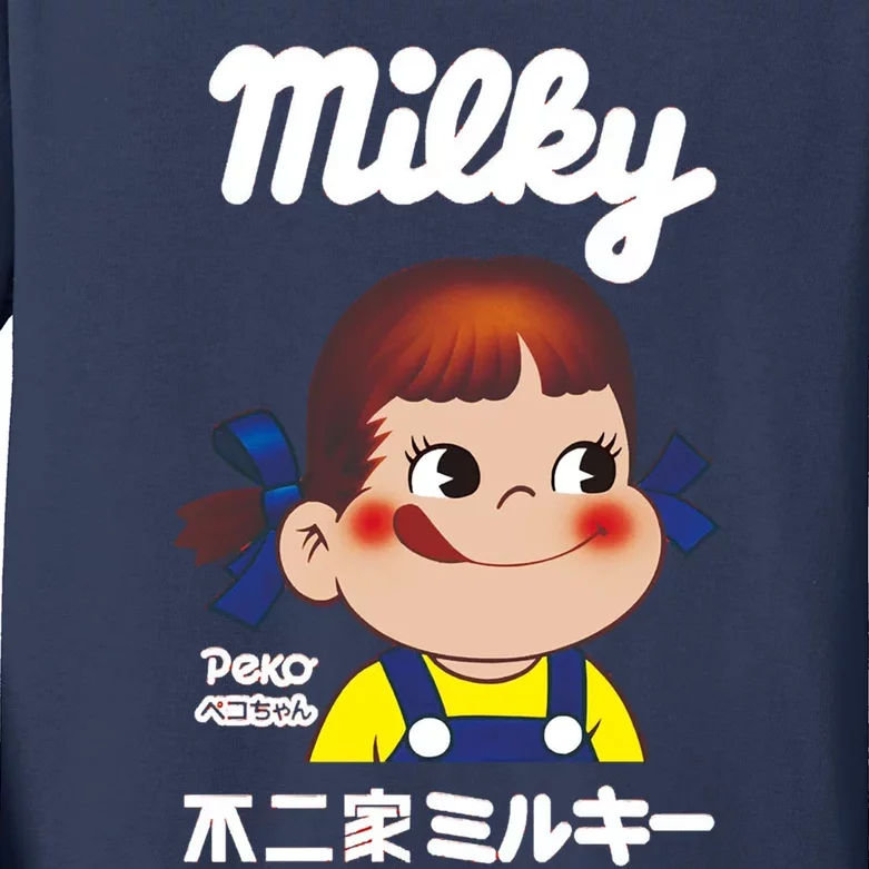 Milky Pekochan Kids Long Sleeve Shirt