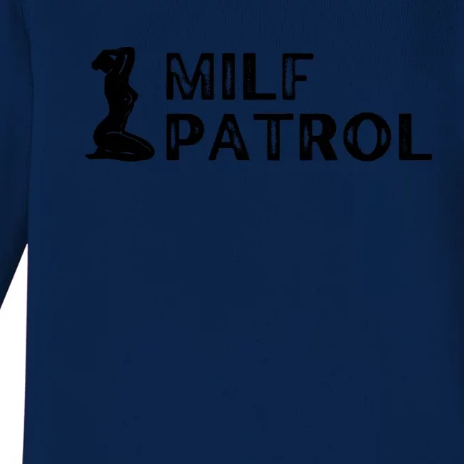 Milf Patrol Baby Long Sleeve Bodysuit