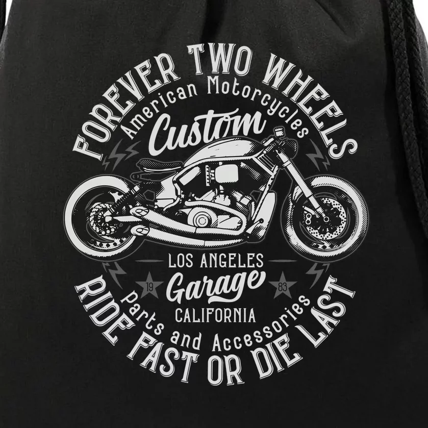 Motorcycle Premium Drawstring Bag