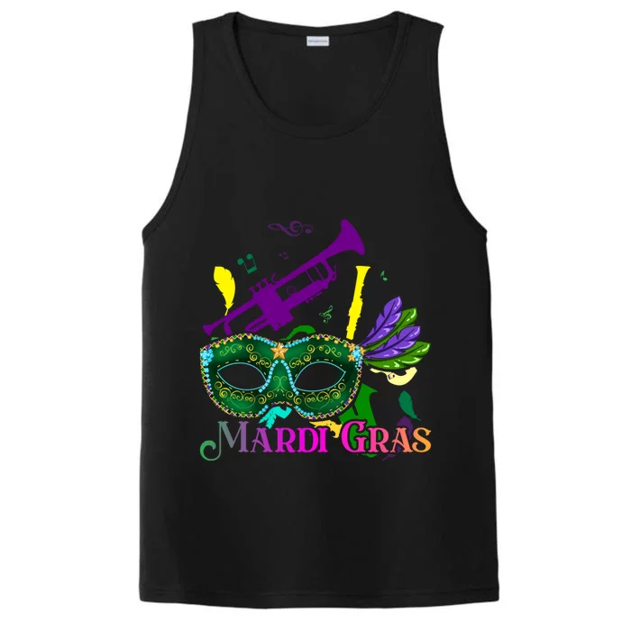 Music Parade Masquerade Trumpet Party Mardi Gras Gift Performance Tank