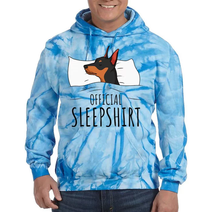 Miniature Pinscher Min Pin Dog Sleepshirt Tie Dye Hoodie