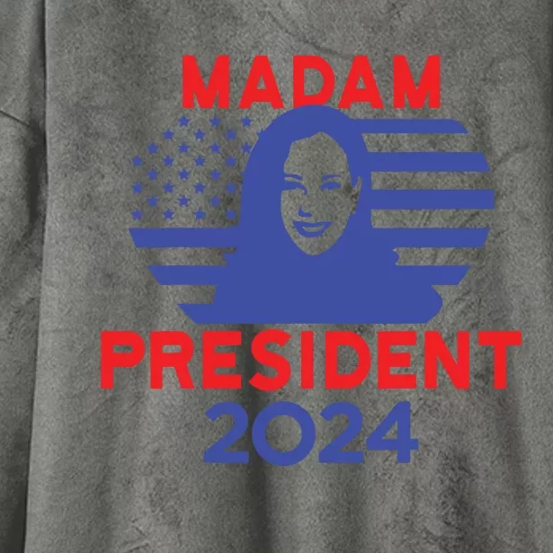 Madam President Hooded Wearable Blanket