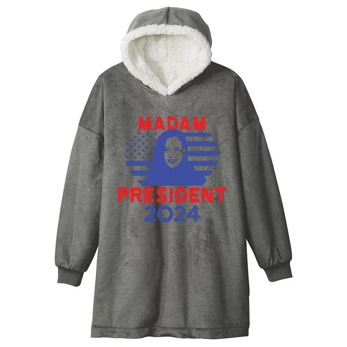 Madam President Hooded Wearable Blanket