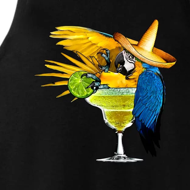 Margarita Parrot Ladies Tri-Blend Wicking Tank