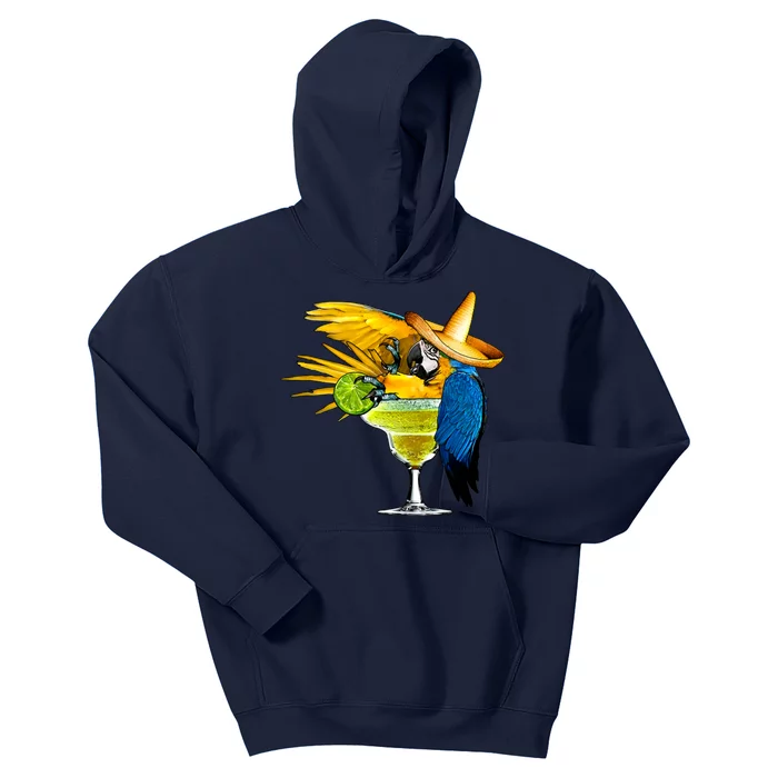 Margarita Parrot Kids Hoodie