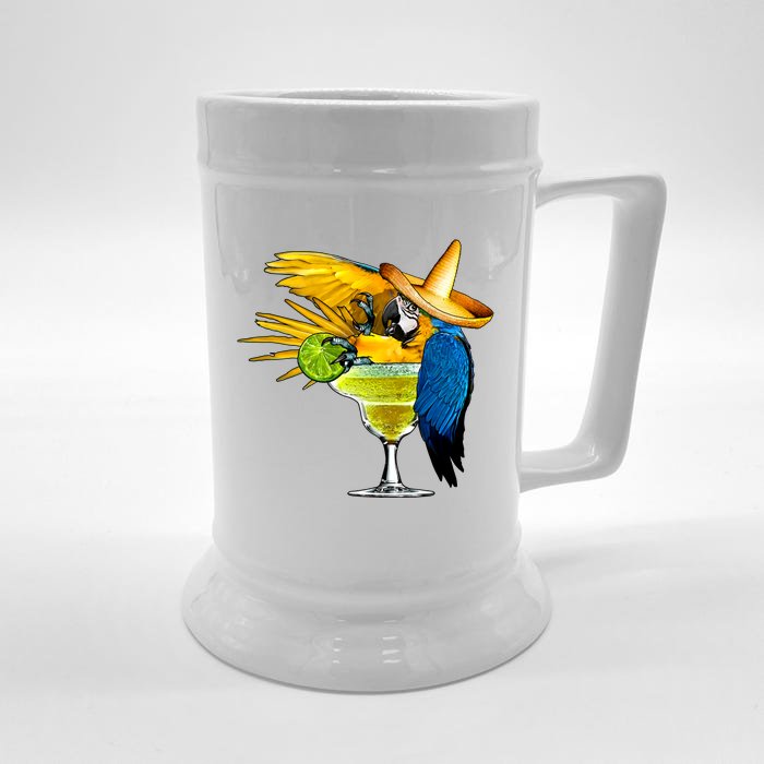 Margarita Parrot Front & Back Beer Stein