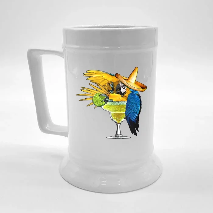 Margarita Parrot Front & Back Beer Stein