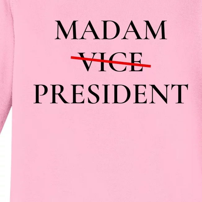 Madam President Baby Long Sleeve Bodysuit