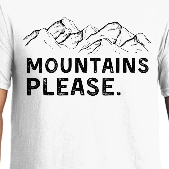 Mountains Please Pajama Set