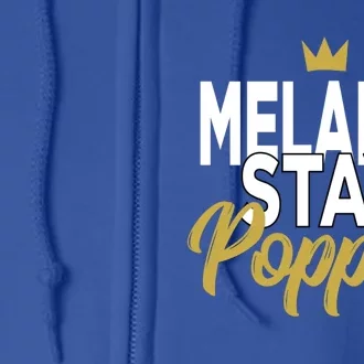 Melanin Poppin' Melanin Rich Drippin Melanin Gift Full Zip Hoodie