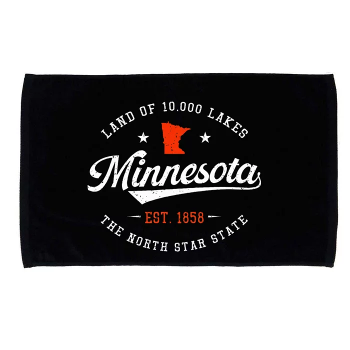 Minnesota Pride Minnesota Lover Love Minnesota Microfiber Hand Towel