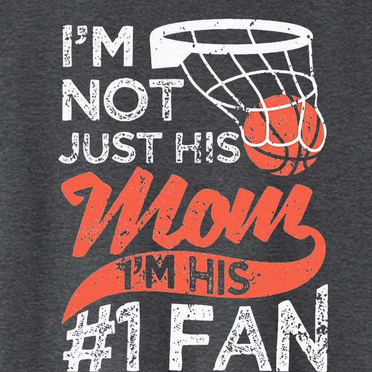 Mother Player Mothers Day Basketball Mom Number One Fan Women's Crop Top Tee