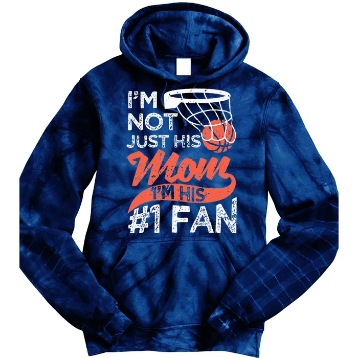 Mother Player Mothers Day Basketball Mom Number One Fan Tie Dye Hoodie