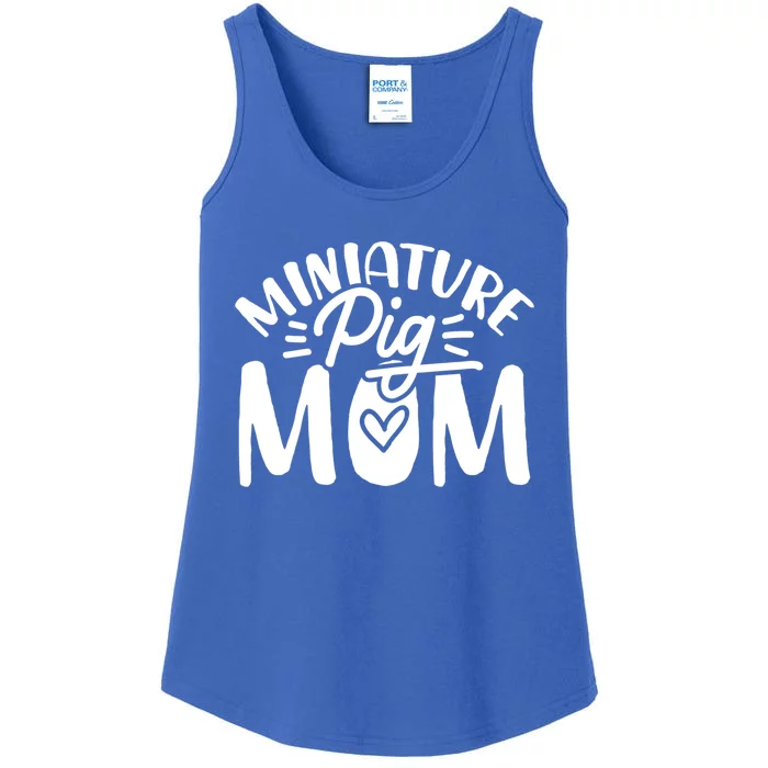 Miniature Pigs Mom Meaningful Gift Ladies Essential Tank