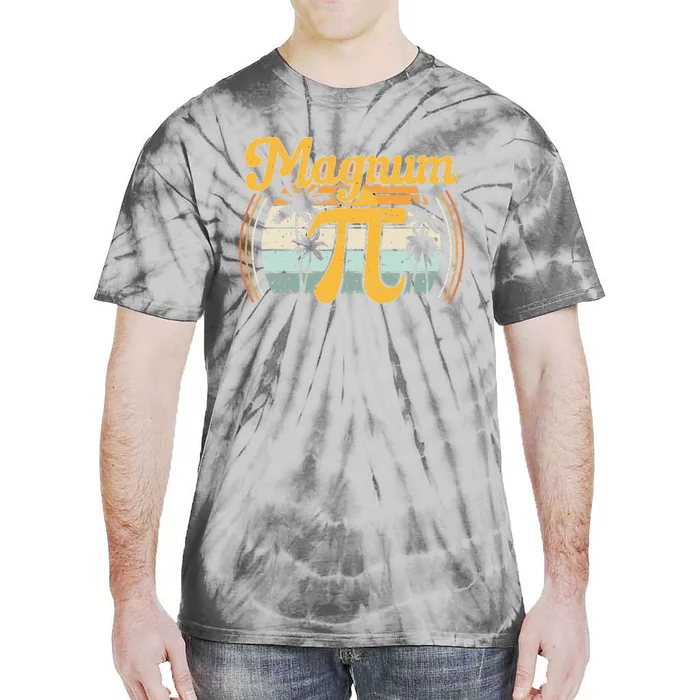 Magnum Pi Math Pi Day Retro math teacher Tie-Dye T-Shirt