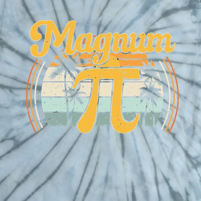 Magnum Pi Math Pi Day Retro math teacher Tie-Dye T-Shirt