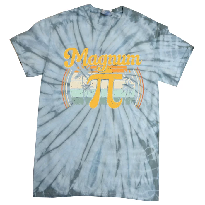 Magnum Pi Math Pi Day Retro math teacher Tie-Dye T-Shirt