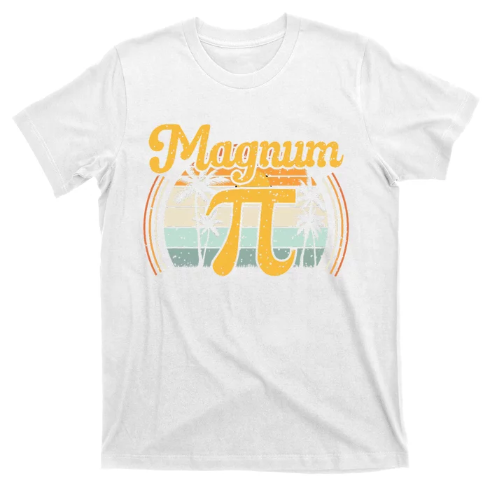 Magnum Pi Math Pi Day Retro math teacher T-Shirt