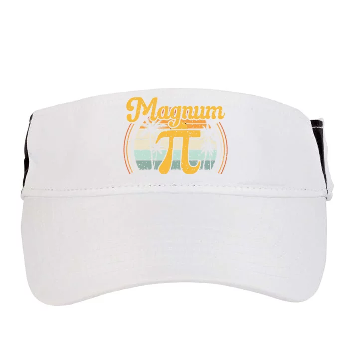 Magnum Pi Math Pi Day Retro math teacher Adult Drive Performance Visor