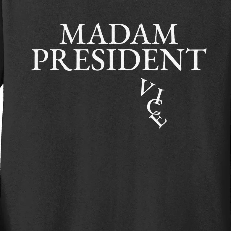 Madam President Kids Long Sleeve Shirt