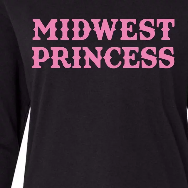 Midwest Princess Womens Cotton Relaxed Long Sleeve T-Shirt