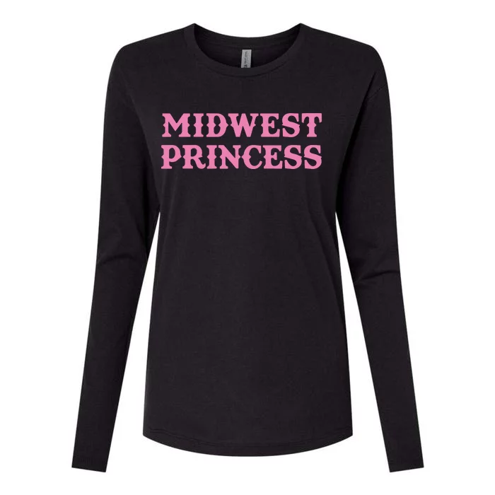 Midwest Princess Womens Cotton Relaxed Long Sleeve T-Shirt