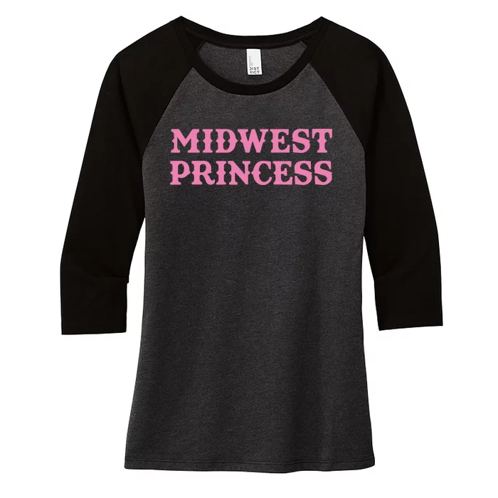 Midwest Princess Women's Tri-Blend 3/4-Sleeve Raglan Shirt