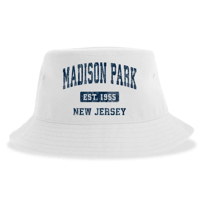 Madison Park New Jersey Nj Vintage Athletic Sports Sustainable Bucket Hat