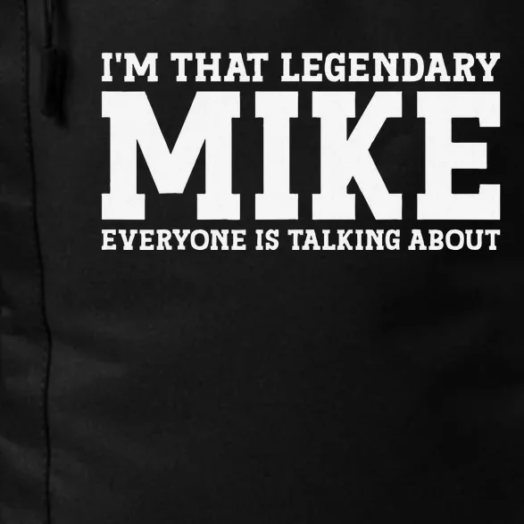 Mike Personal Name First Name Funny Mike Daily Commute Backpack