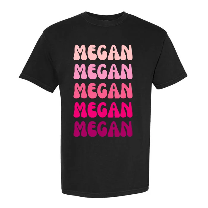 Megan Personal Name Custom Customized Personalized Garment-Dyed Heavyweight T-Shirt